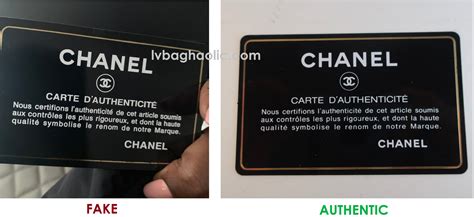 chanel purse fake or real|authenticity card chanel.